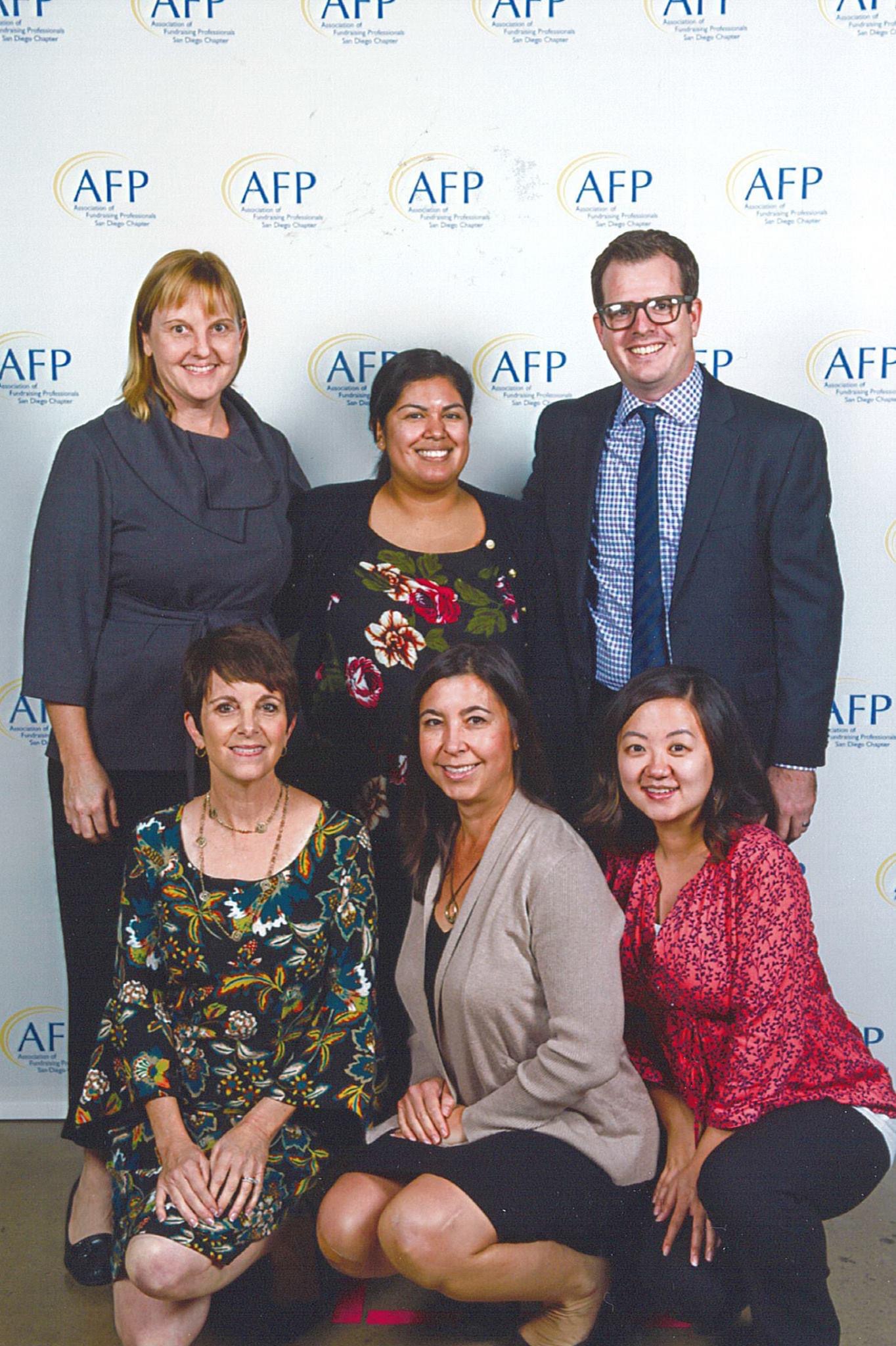 Ryan Ginard in a group photo at a past AFP Philanthropy Day